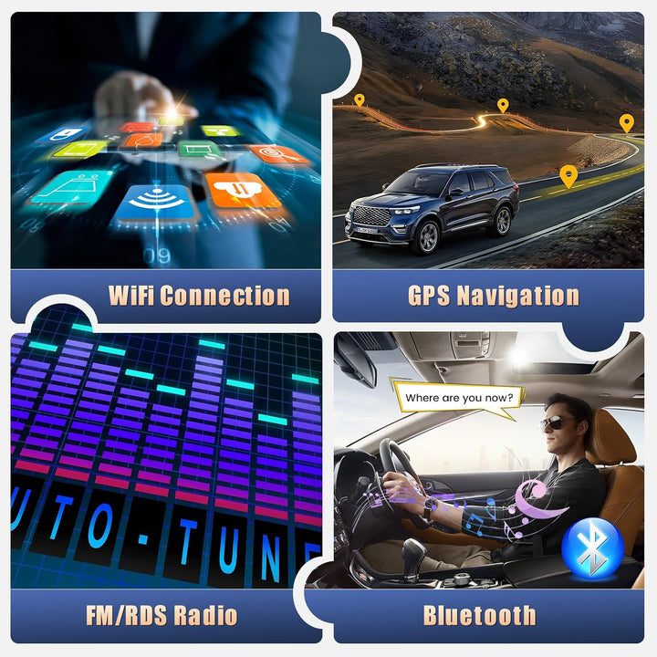 [8Cores 2G+64G] Hikity Autoradio Navi Für Audi A4 S4 RS4 8E B6 B7 2000-2009 Android 15 Touch Display