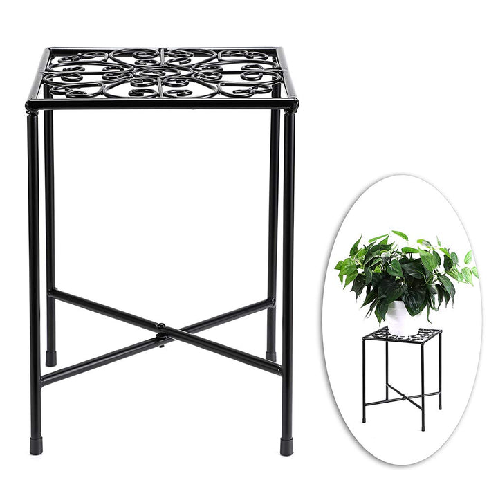 SUMNACON Metall-Pflanzenständer, Blumentopf-Präsentationshalter, Blumentopfhalter für drinnen und dr