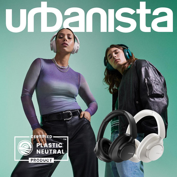 Urbanista Valencia Bluetooth Kopfhörer Over-Ear, Active Noise Cancelling Kopfhörer, Kopfhörer Kabell
