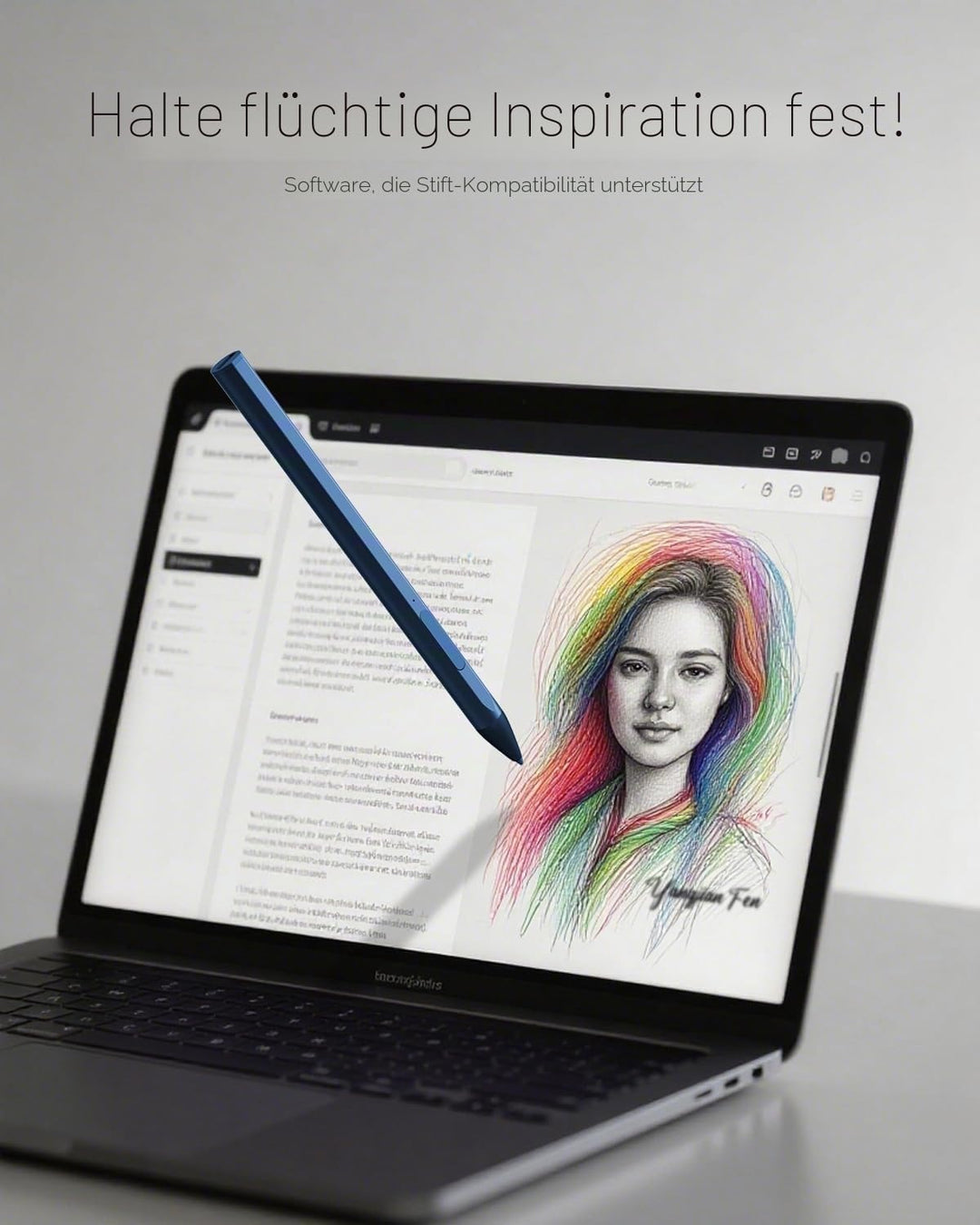 Stylus Pen für HP Envy X360 Pavilion X360 Specter X360 Spectre X2 Envy X2 Wiederaufladbarer MPP 2.0