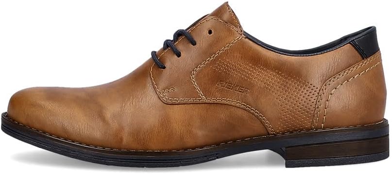Rieker Herren Businessschuhe 10316, Männer Schnürschuhe 44 EU Braun 24, 44 EU Braun 24
