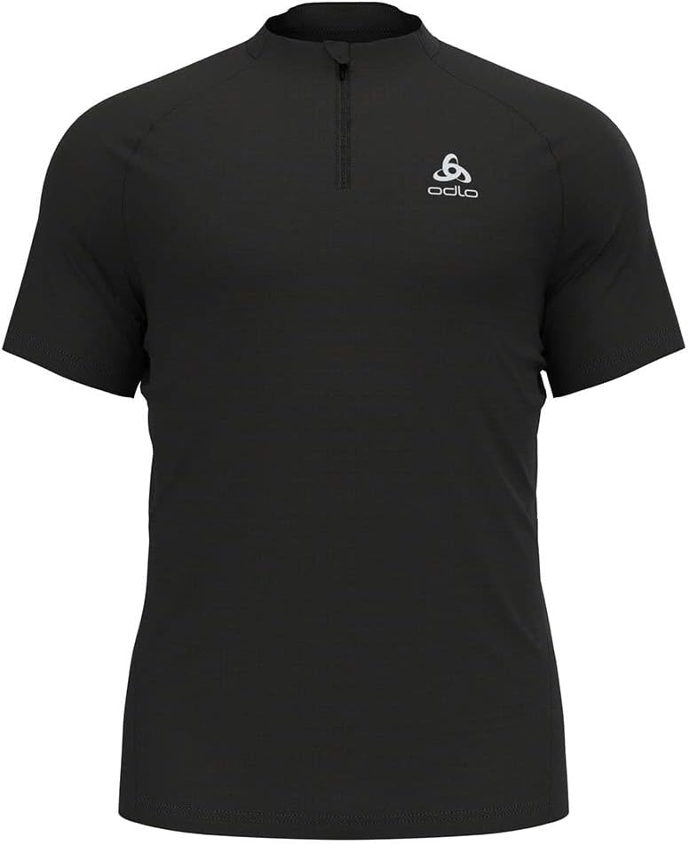 Odlo Herren Essential Trail Kurzarm Laufshirt (1er Pack) M Schwarz, M Schwarz