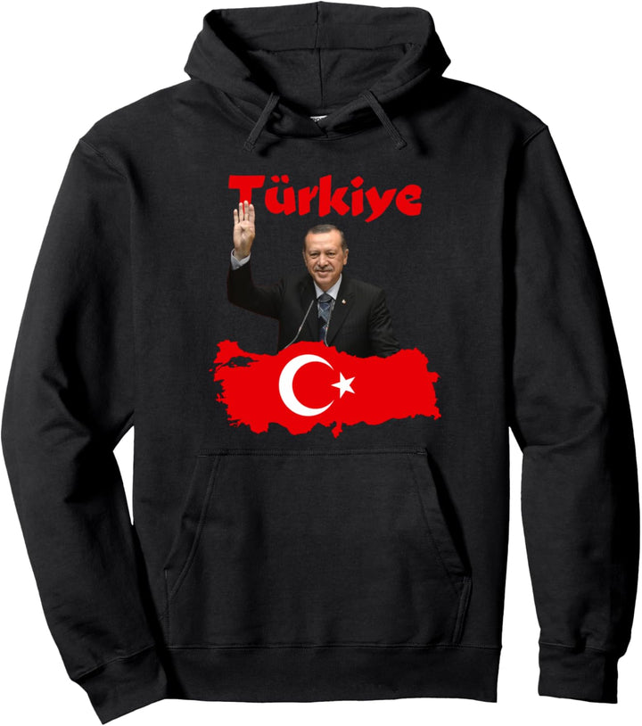 Recep Tayyip Erdogan Türkiye Türkei Flagge Türkische Politik Pullover Hoodie
