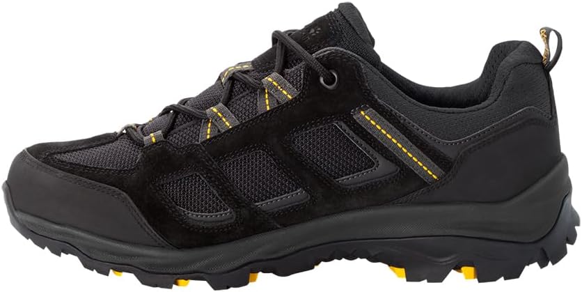 Jack Wolfskin Herren Vojo 3 Texapore Low M Outdoorschuhe 39.5 EU Black Burly Yellow Xt, 39.5 EU Blac