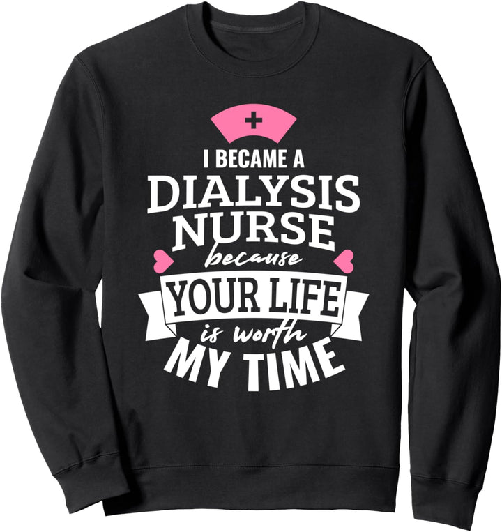 Dialysis Nurse Gift Cute Nephrology Gift Nursing Student Sweatshirt