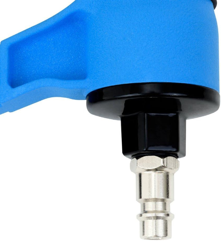 MONZANA® Druckluft Schlauchtrommel automatisch 10m 1/4' Aufroller inkl. 2in1 Drucklufttacker 100 Kla