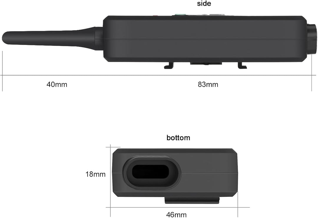 EJEAS FBIM Professionelle Bluetooth-Sprechanlage für Schiedsrichter, 850 mAh Vollduplex 1500 M draht