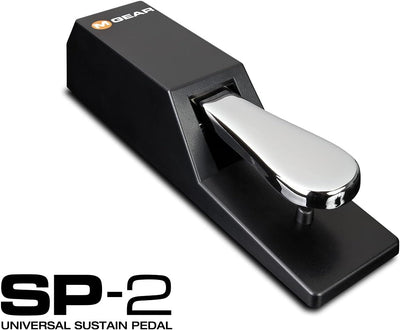 AKAI Professional Midi Controller + Sustain Pedal Bundle - MPK Mini MK3 Black USB-MIDI-Keyboard Cont