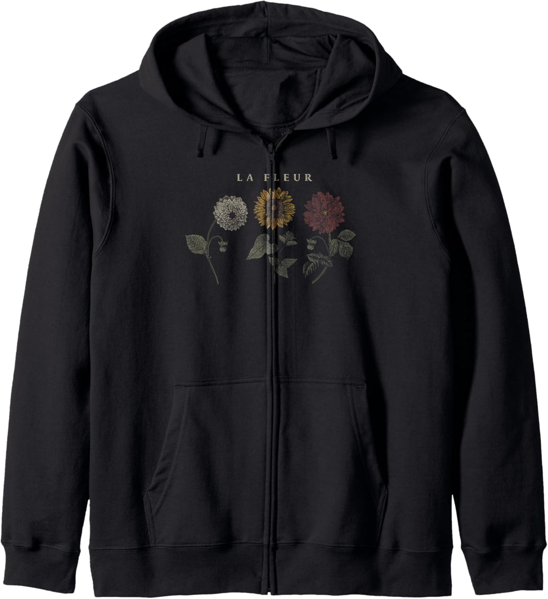 Trendy La Fleur Wildflowers Front & Back Kapuzenjacke
