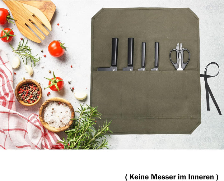 Kaaltisy Messertasche für Köche, Aufbewahrung der Löffel und der Gabeln, wasserdichte Werkzeugtasche