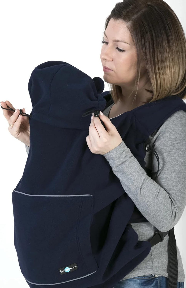 Fleece BABY Tragecover Marineblau