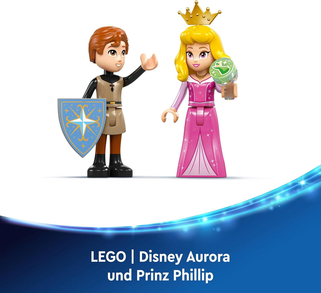 LEGO ǀ Disney Princess Malefiz als Drache, Fantasy-Spielset für Kinder und Fans von Dornröschen, Ges