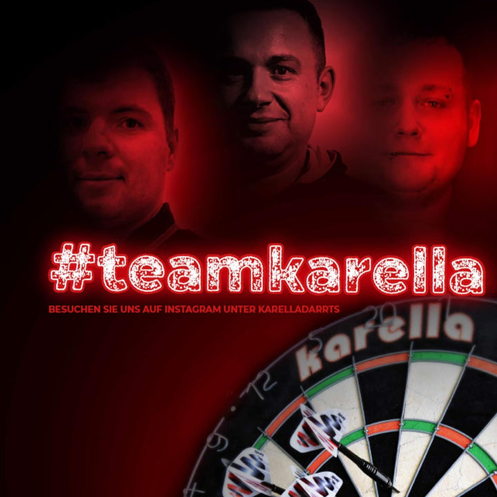 Karella Commander Steeldart und Softdart Silver, 90% Tungsten, 19, 21g, 23g, für klassisches Dartboa