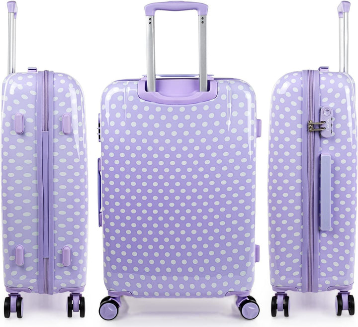 ITACA - Kinderkoffer Set - Kabinenkoffer Leichtgewicht abs/polycarbonat mit 360° Rollen, Verstellbar