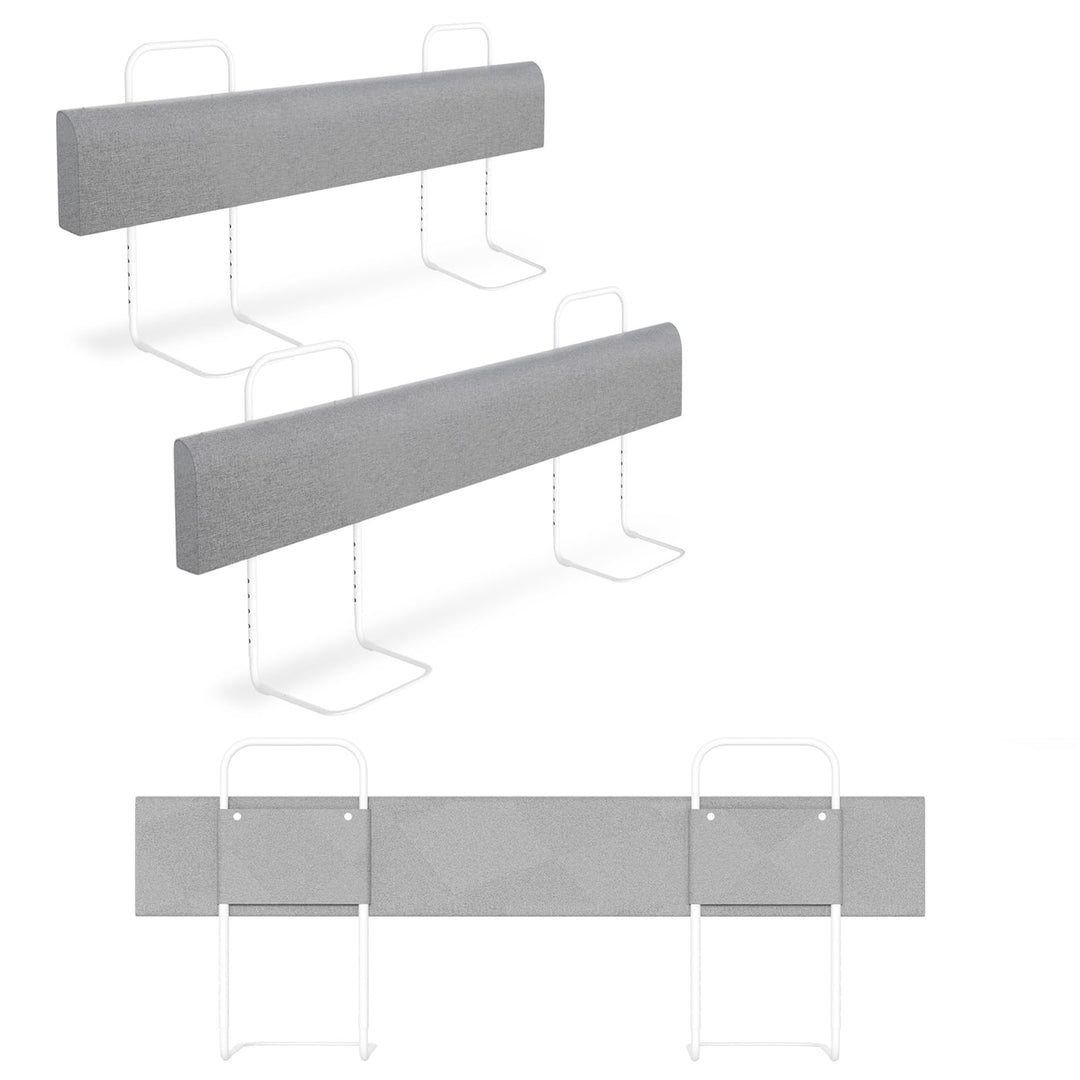 3X Bettgitter für Kinder 150cm, Bettschutzgitter 5-Loch Höhenverstellbar, Rausfallschutz Bett, Kinde
