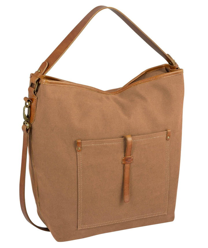 camel active Damen Nizza Schultertasche Beige, Beige