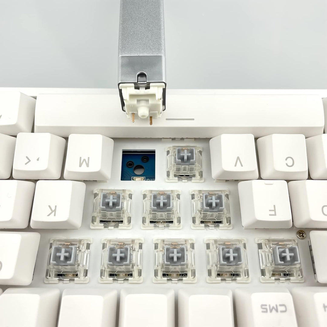 Gateron G Silver Pro Switches Vorgeschmierter 3-Pin RGB SMD Linear staubdichter Einzelfederschalter