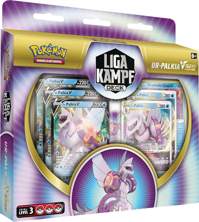 Pokémon-Sammelkartenspiel: Liga-Kampfdeck Ur-Palkia-VSTAR (1 spielbereites 60 Karten-Deck, 3 hologra