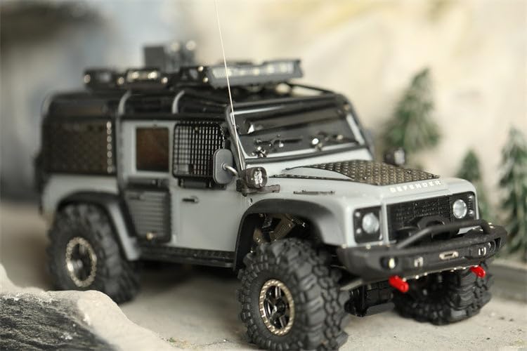 Metal Car Windows for Traxxas 1:18 TRX4M Ford Bronco Crawler 97074-1 Upgrades