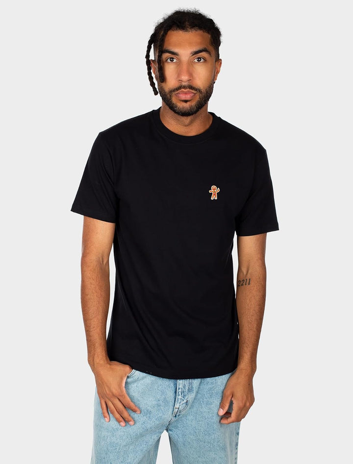 IRIEDAILY T-Shirt Cookieman Emb, Bio-Baumwolle, XS Schwarz