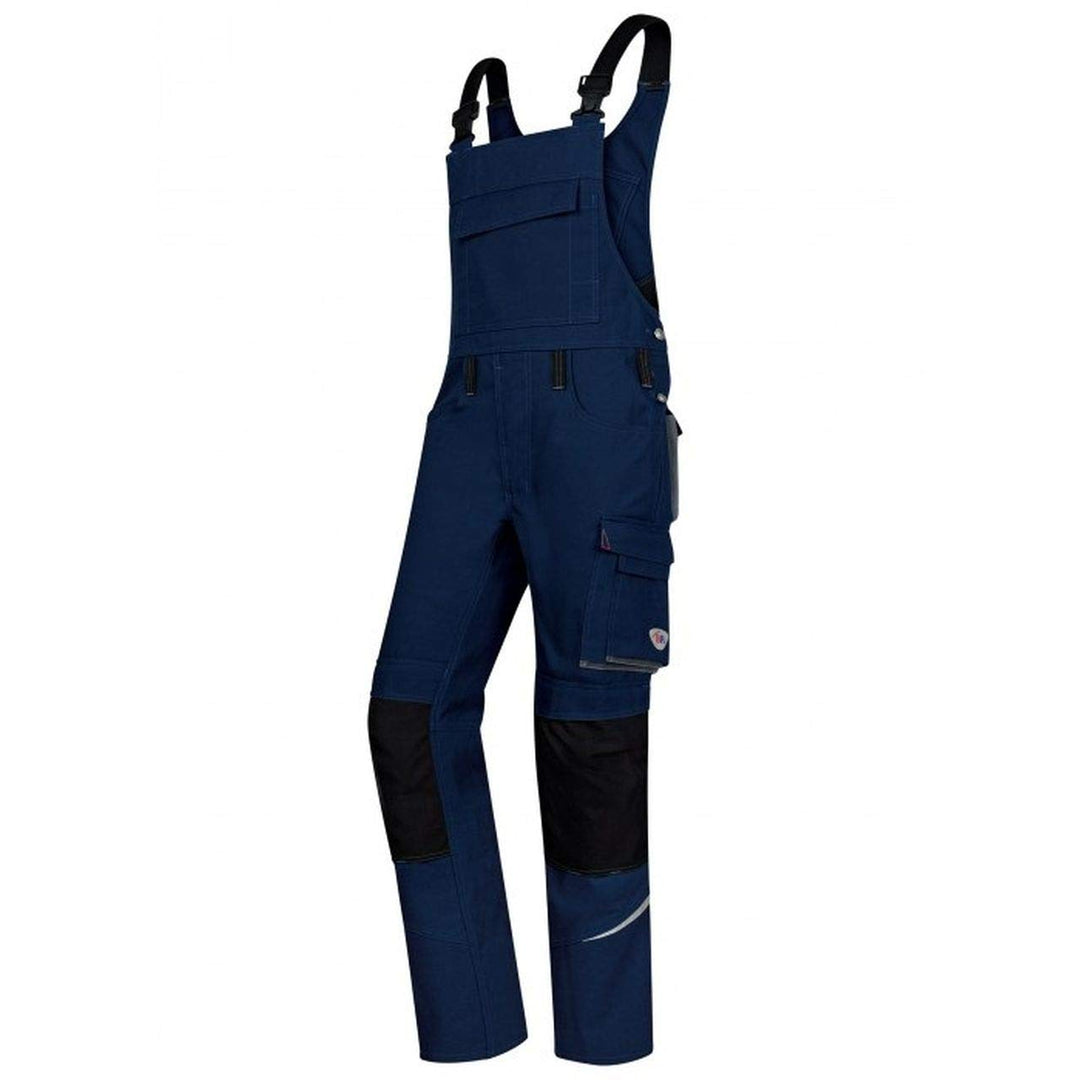 BP 1804-720-110-44s Latzhose, Stretch-Hosenträger mit Clipbefestigungen, 305,00 g/m² Verstärkte Baum
