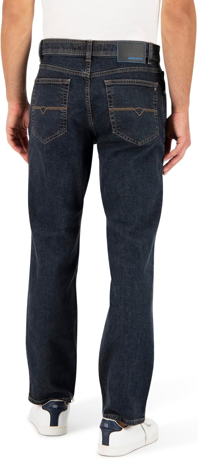 Pierre Cardin Herren Dijon Loose Fit Jeans 30W / 32L Blau (Indigo 02)