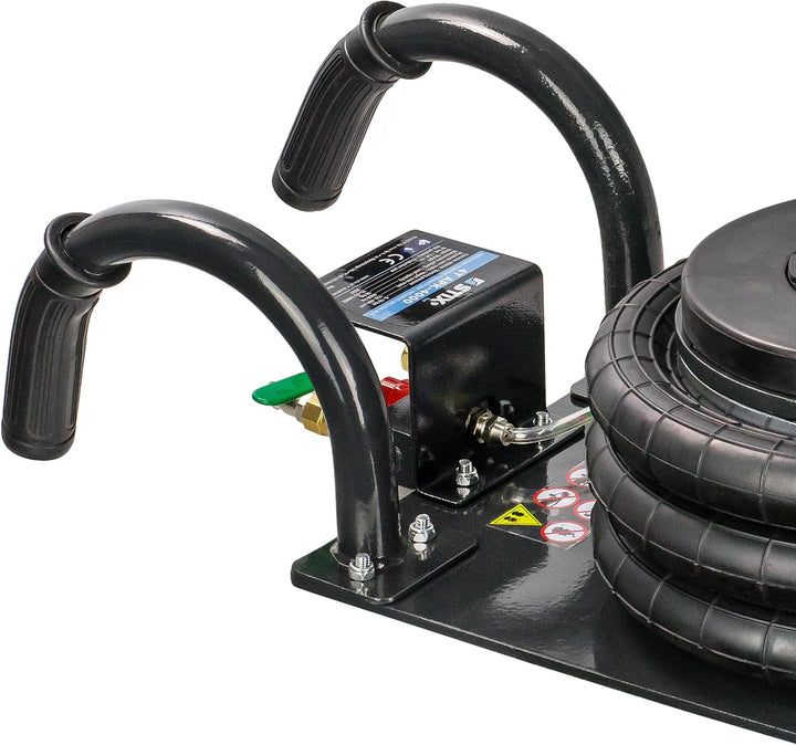 STIX Automotive Equipment Pneumatischer Wagenheber 4T Kurze Griff Lufkissen Druckluft Rangierwagenhe