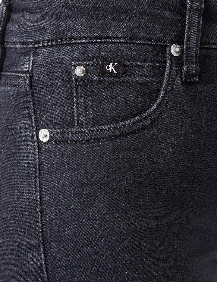 Calvin Klein Damen Jeans Hose Skinny High Waist 24W / 32L Denim (Denim Black), 24W / 32L Denim (Deni