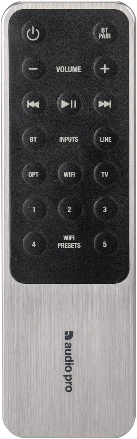 Audio Pro A28 - Kabellose Aktiv Multiroom Lautsprecher mit Bluetooth & WiFi - Stereo Speaker für Hom
