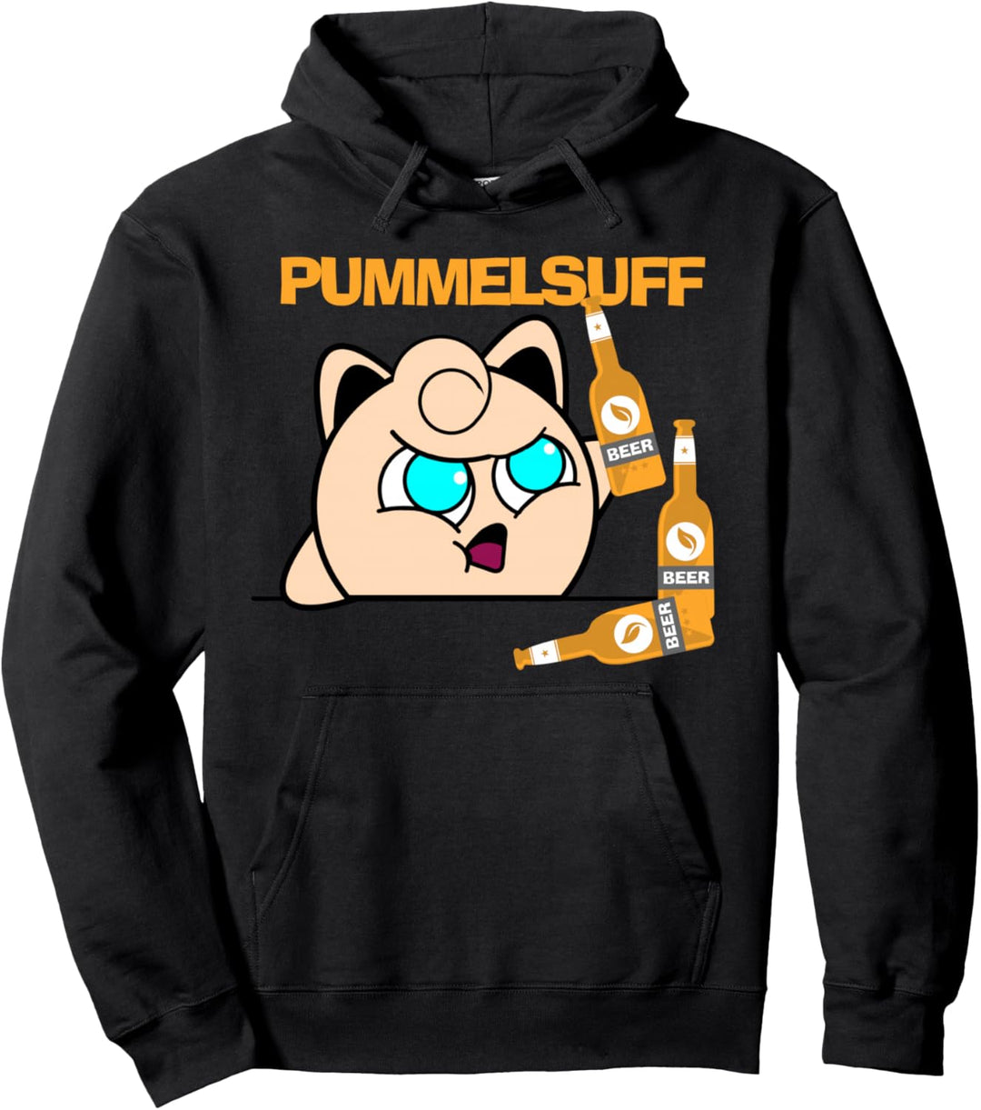 Pummelsuff Anime Bier Pummeluff Figur Kuscheltier Party Pullover Hoodie