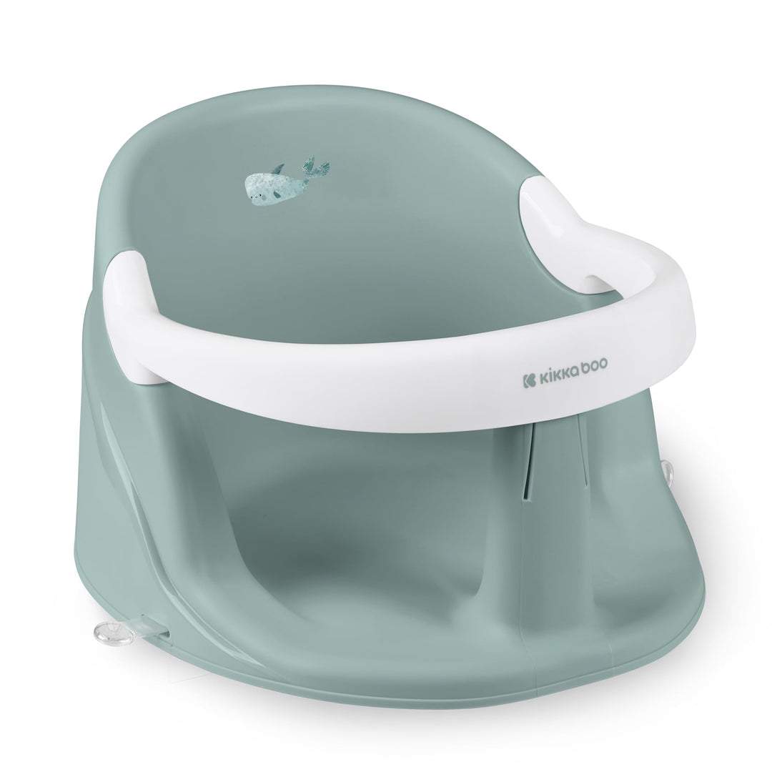 KikkaBoo OCEAN DEEP Baby Badesitz, für Babys ab 6+ Monaten, Ergonomische Badehilfe, Rutschfeste Saug