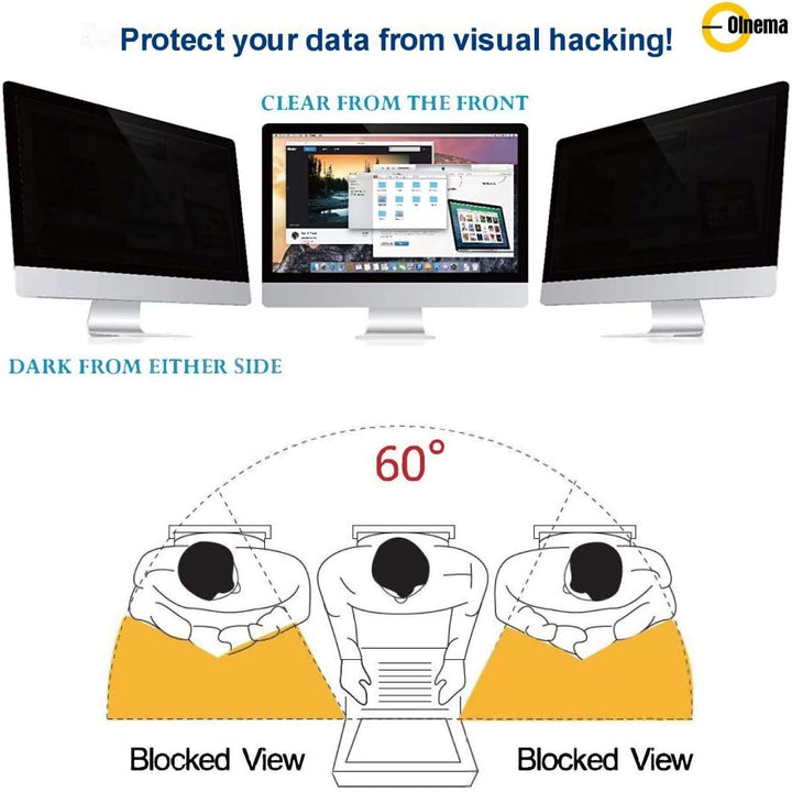 Blickschutzfilter I Privacy Filter I Blickschutzfolie I Anti-Spy Folie für Laptop und Notebook (19.0