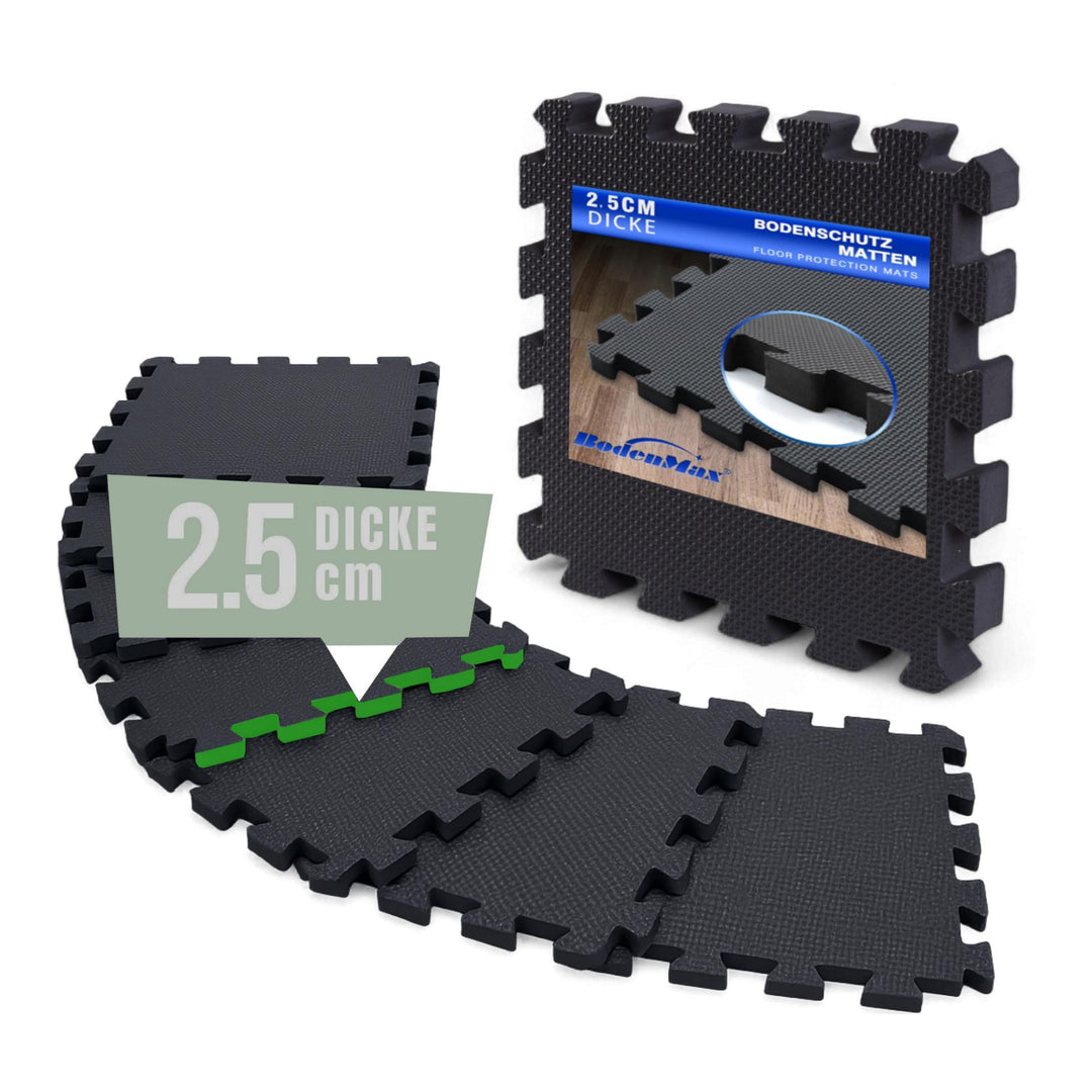 BodenMax Bodenschutzmatte Sportmatte Puzzlematte Fitnessmatte rutschfest Bodenschutz Pool Unterlegma