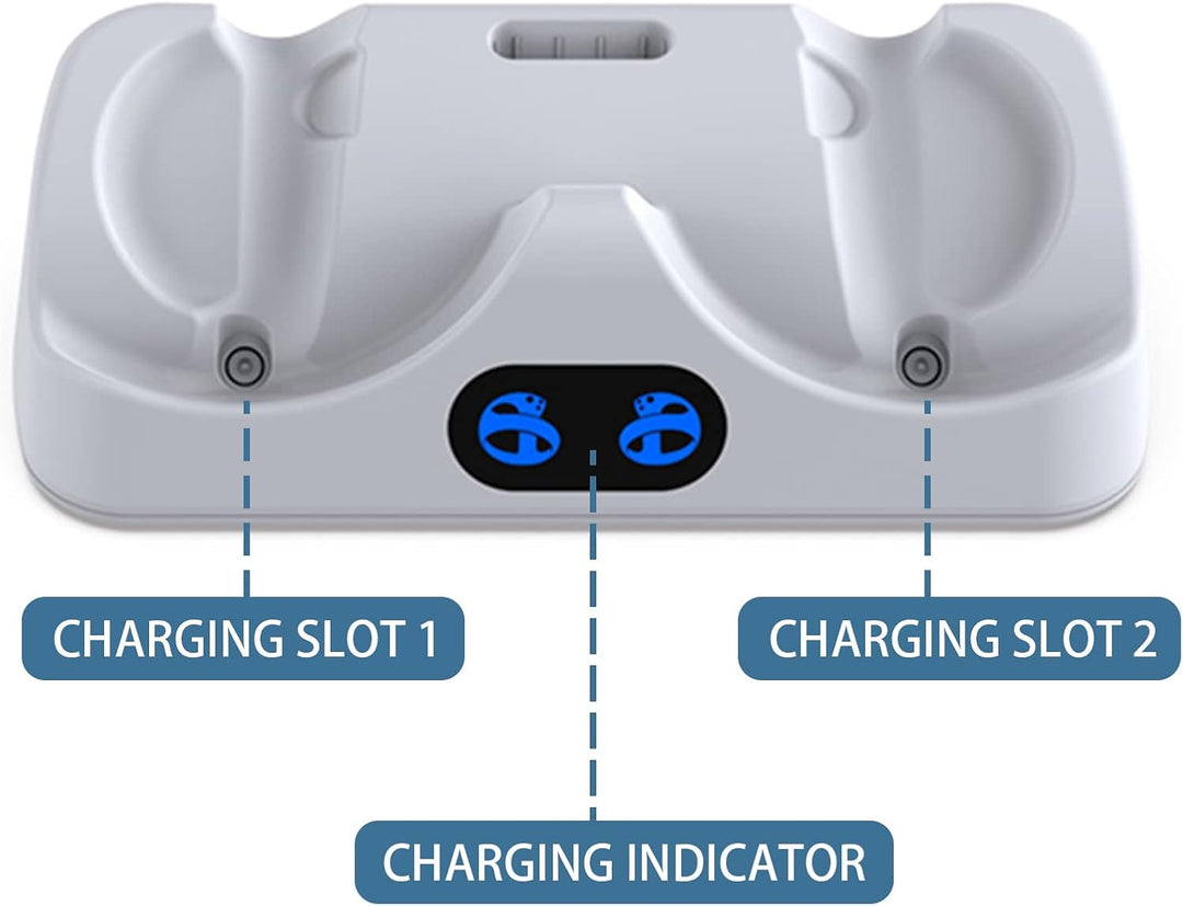 Controller Ladestation, Kühlungs Ladestation, Ladestation kompatibel mit Playstation VR 2, Controlle