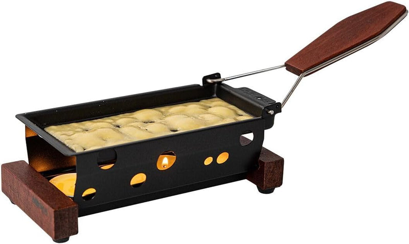 Boska Raclette 2 Personen Vienna - Mini raclette für Zwei Teelichter - Functional Design Dunkles Hol