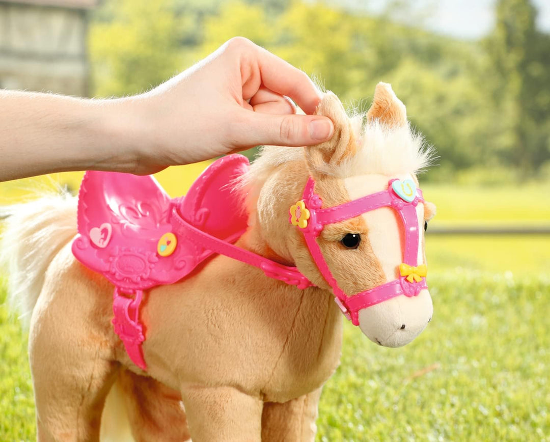 BABY born Zapf Creation 835203 My Cute Horse-Eletronisches Plüschpferd mit Lauf-und Soundfunktion, S