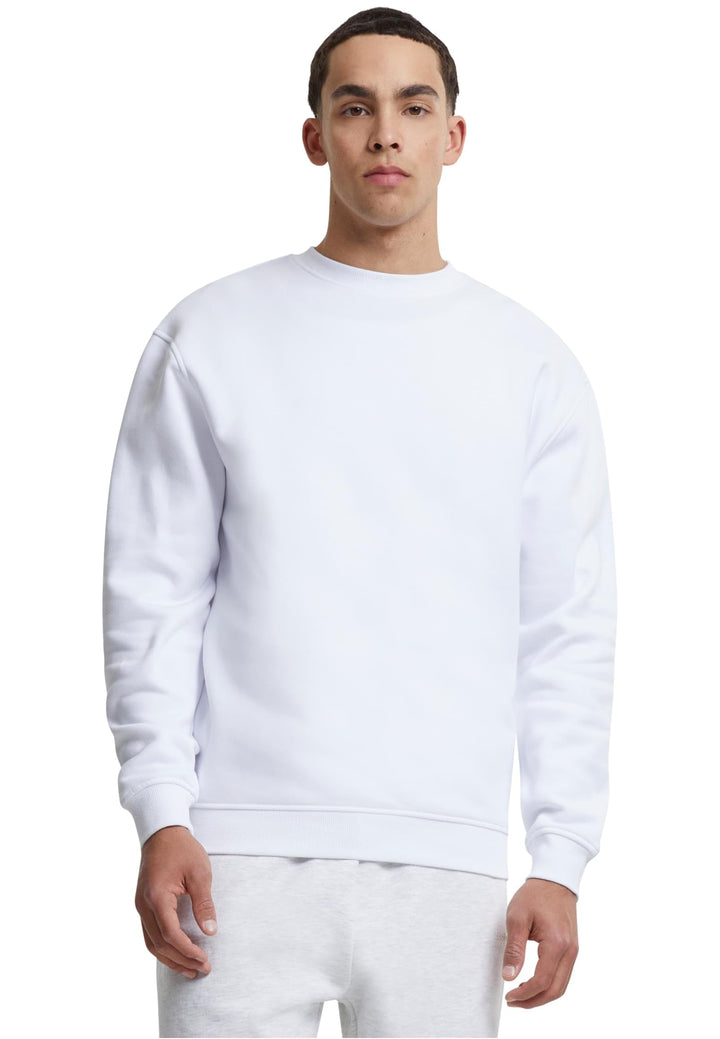 Urban Classics Herren Crewneck Sweatshirt S Weiss, S Wei&amp;