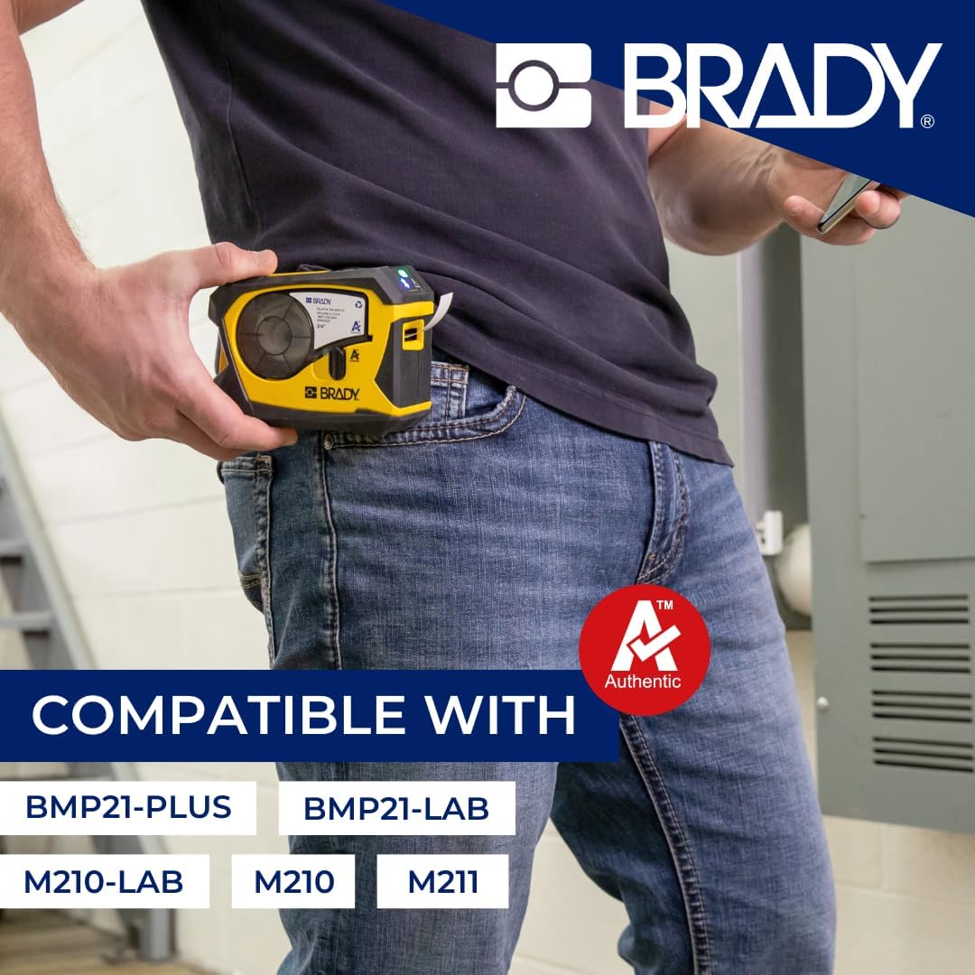 Brady (M21-750-414) BradyGrip bedruckbares Klettband für BMP21-PLUS; BMP21-LAB; BMP21 19.05 mm x 3.0