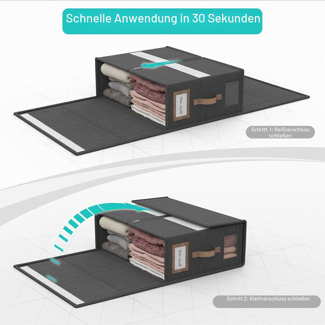 Bettlaken-Organizer und Aufbewahrung, faltbarer Bettlaken-Organizer für Leinenschrank (Super-King-Si