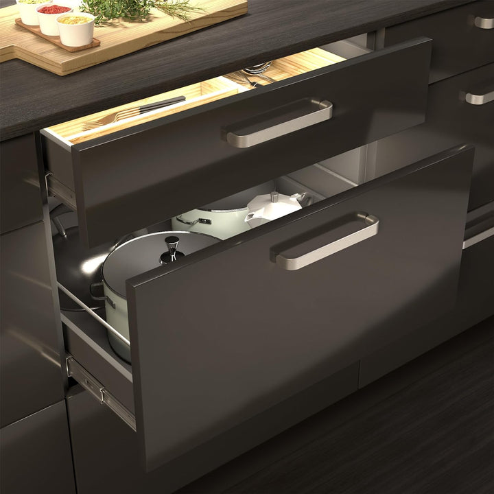 10 x SO-TECH® Möbelgriff DALE Edelstahloptik matt Bügelgriff BA 128 mm 10 x "DALE" Stainless Steel F