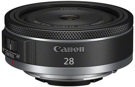 Canon RF 28mm F2.8 STM Pancake-Objektiv (Kameraobjektiv für Reise- und Strassenfotografie, 1:2,8 Lic