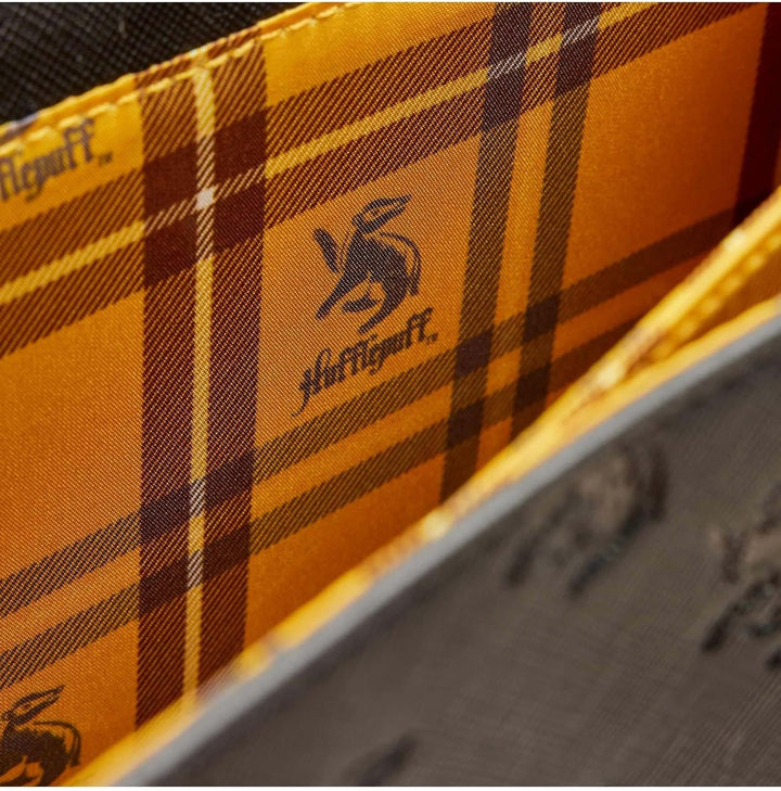 Loungefly Harry Potter Hufflepuff Kettenriemen Umhängetasche, Mehrfarbig ys/m, ys/m