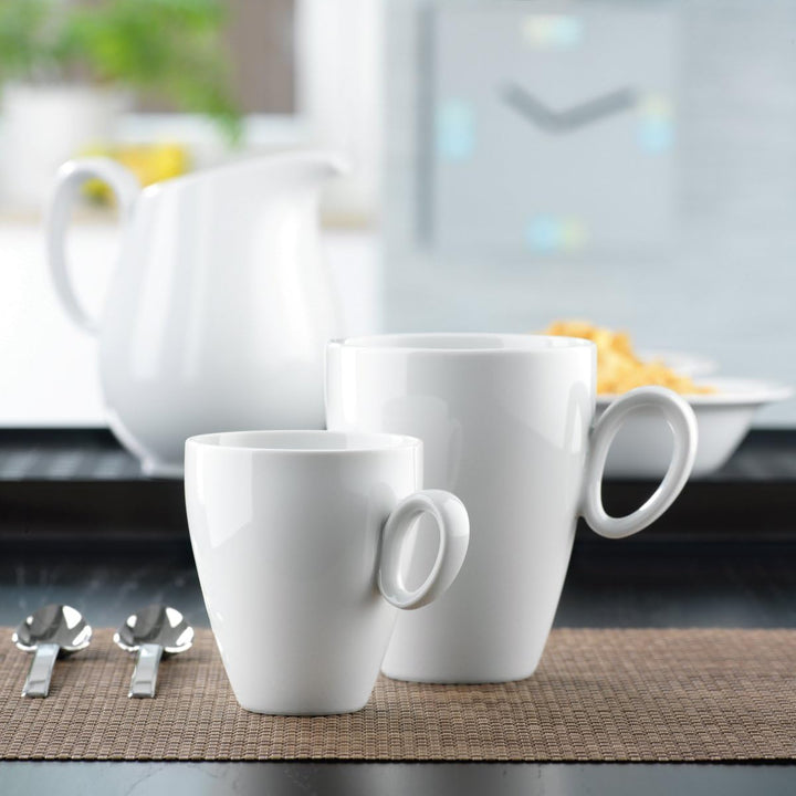 Seltmann Weiden 001.736893 Kaffeeservice 18-teilig Trio weiss, 43.0 x 24.0 x 18.1 cm