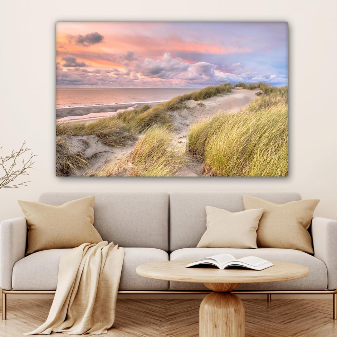 MuchoWow© Bild auf Leinwand Gross 120x80 cm XXL Gemälde Leinwandbild Dekoration Wohnzimmer Bilder Wa