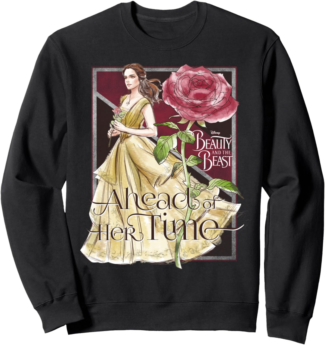 Disney Beauty And The Beast Belle Ahead Of Her Time Poster Sweatshirt