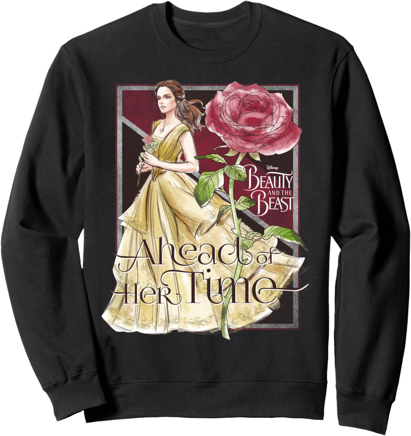 Disney Beauty And The Beast Belle Ahead Of Her Time Poster Sweatshirt