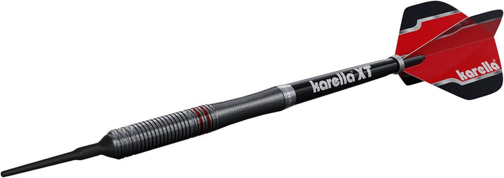 Karella Fighter Steeldart und Softdart, 90% Tungsten, 20g, 22g, 24g, für klassisches Dartboard, elek