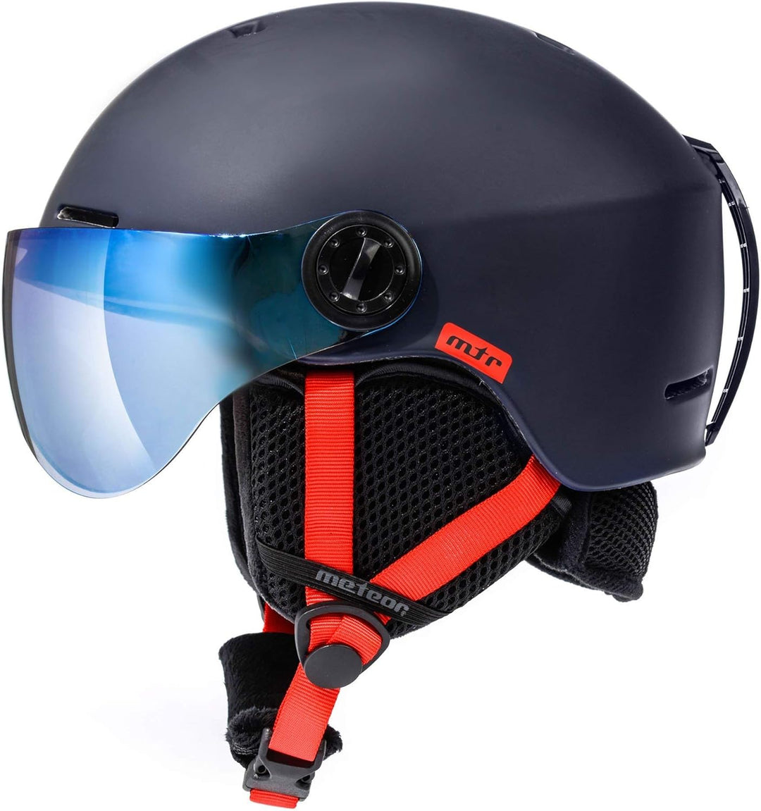 meteor Skihelm Kinder Snowboard Helm Herren Ski Helmet fur Mädchen Jungen Skihelm Damen