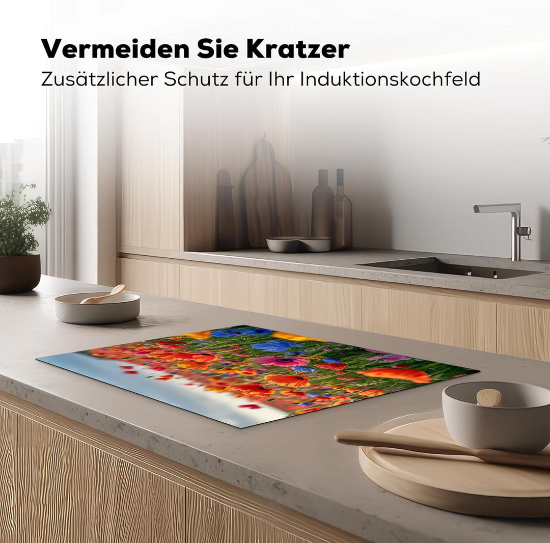 Herdabdeckplatte Einteilig Küche Ceranfeld Abdeckplatte Cerankochfeld Abdeckung Induktionskochfeld S