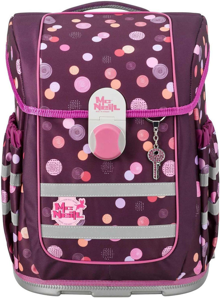 McNeill Ergo Complete Schulranzen-Set 4tlg. Ruby Einheitsgrösse